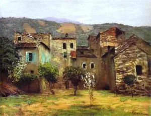 Isaak Ilyich Levitan - In the Vicinity of Bordiguera, in the North of Italy