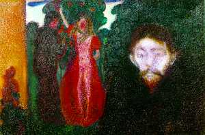  Artwork Replica Jealousy, 1895 by Edvard Munch (1863-1944, Sweden) | WahooArt.com
