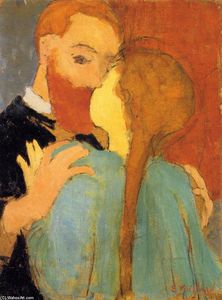 Jean Edouard Vuillard - The Kiss