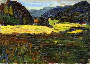 Wassily Kandinsky - Kochel - Landscape with Manor