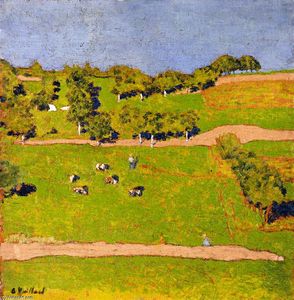 Jean Edouard Vuillard - Landscape at Romanel