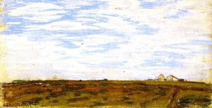 Claude Monet - Landscape with Houses