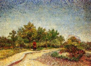 Vincent Van Gogh - Lane in Voyer d-Argenson Park at Asnieres