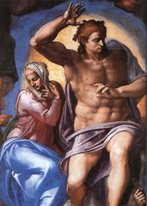 Michelangelo Buonarroti - Last Judgment (detail) (15)