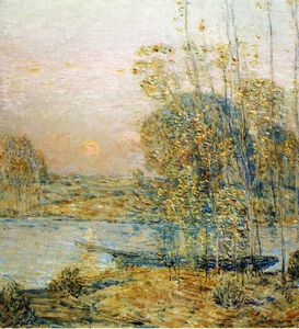 Frederick Childe Hassam - Late Afternoon (also known as Sunset)