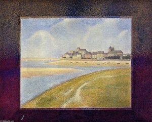 Georges Pierre Seurat - Le Crotoy, Upstream