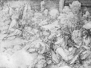 Albrecht Durer - Christ on the Mount of Olives