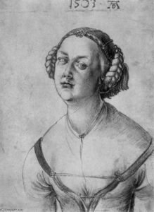 Albrecht Durer - Portrait of a young woman