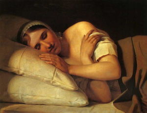 Alexey Venetsianov - Sleeping Girl