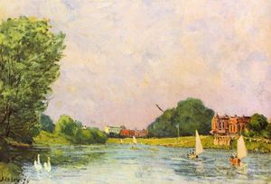 Alfred Sisley - Thames at Hampton Court