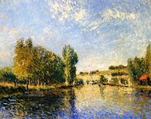 Alfred Sisley - The Loing at Moret
