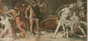 Annibale Carracci - Perseus and Phineas