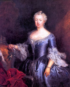 Antoine Pesne - Queen Elisabeth Christine