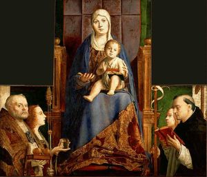 Antonello Di Giovanni Di Antonio (Antonello Da Messina) - San Cassiano Altarpiece