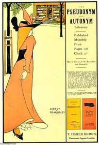 Aubrey Vincent Beardsley - Publicity poster for -The Yellow Book-