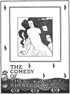 Aubrey Vincent Beardsley - The Comedy of the Rhinegold, frontispiece