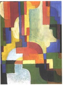 August Macke - Colourfull shapes