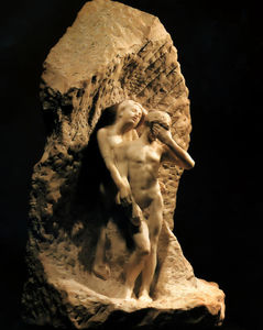 François Auguste René Rodin - Adam and Eve expelled from Paradise