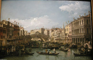 Bernardo Bellotto - Grand canal, view from north