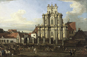 Bernardo Bellotto - Visitationist Church in Warsaw