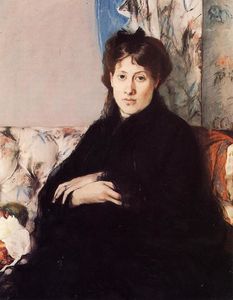 Berthe Morisot - Portrait of Madame Edma Pontillon
