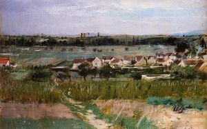 Berthe Morisot - The village of Maurecourt
