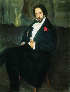 Boris Mikhaylovich Kustodiev - Portrait of the Painter Ivan Bilibin