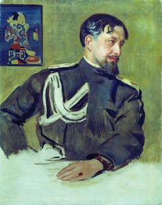 Boris Mikhaylovich Kustodiev - Portrait of N.D. Milioti