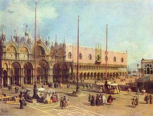 Giovanni Antonio Canal (Canaletto) - San Marco Square (Venice)