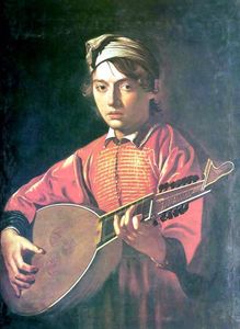 Caravaggio (Michelangelo Merisi) - The lute player