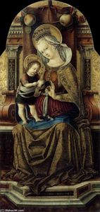 Carlo Crivelli - Virgin and Child Enthroned