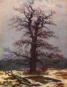 Caspar David Friedrich - Oak tree in the snow