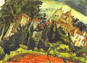 Chaim Soutine - Houses at Ceret