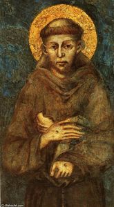 Cimabue - Saint Francis of Assisi (detail)