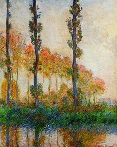 Claude Monet - The Three Trees, Autumn