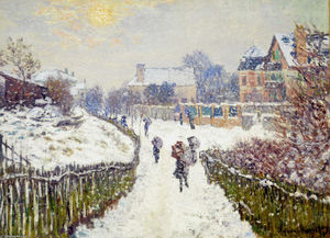 Claude Monet - Boulevard Saint-Denis, Argenteuil, in Winter