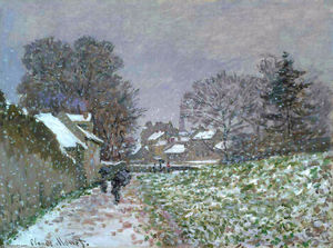 Claude Monet - Snow at Argenteuil 02