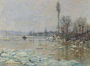 Claude Monet - Breakup of Ice