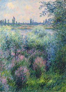 Claude Monet - Spot on the Banks of the Seine