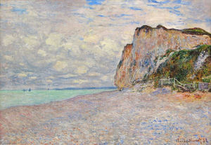 Claude Monet - Cliffs near Dieppe