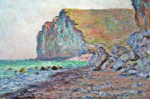 Claude Monet - Cliffs of Les Petites-Dalles