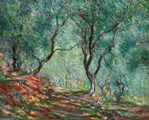 Claude Monet - Olive Tree Wood in the Moreno Garden