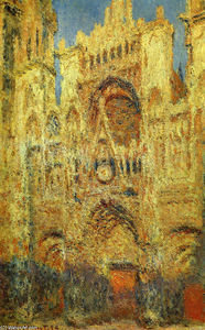 Claude Monet - Rouen Cathedral at Sunset