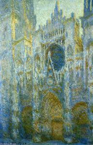 Claude Monet - Rouen Cathedral, West Facade, Noon
