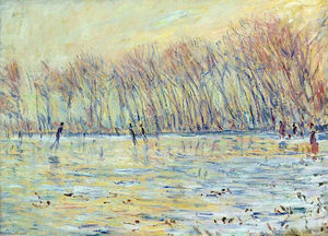 Claude Monet - Scaters in Giverny