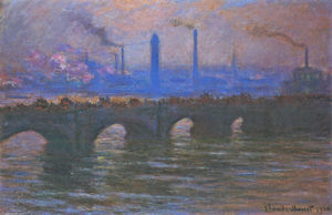 Claude Monet - Waterloo Bridge, Overcast Weather
