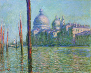  Paintings Reproductions The Grand Canal 03, 1908 by Claude Monet (1840-1926, France) | WahooArt.com