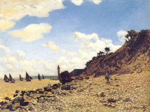 Claude Monet - The Beach at Honfleux