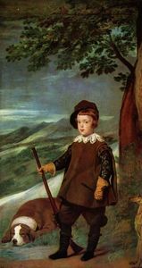 Diego Velazquez - Prince Balthasar Carlos dressed as a Hunter