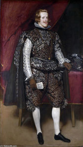Diego Velazquez - Philip IV of Spain in Brown and Silver